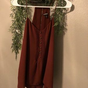 Express rust colored tank top